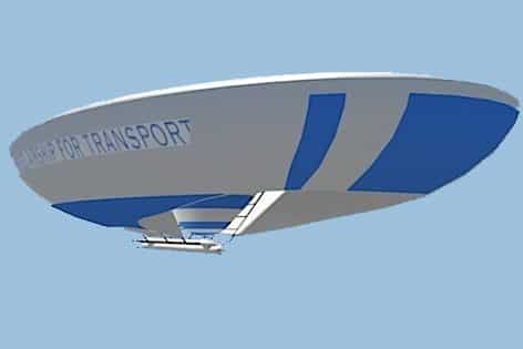 Multibody Advanced Airship for Transport – Dirigibile avanzato multi-corpo da trasporto (rappres. grafica Unimore)