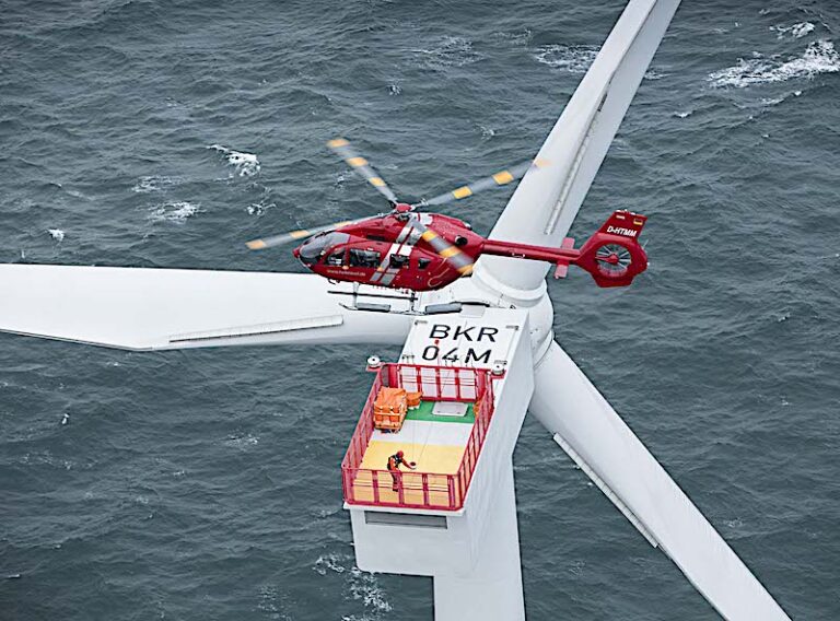 HTM-Helicopters primo operatore a utilizzare il nuovo Airbus H145 per operazioni eolico offshore