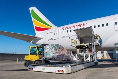 Il cargo della Ethiopian Airlines (foto Boeing)