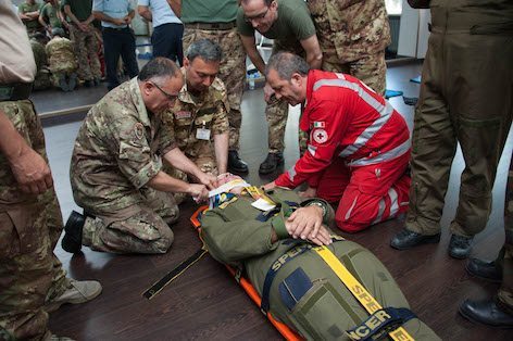 Fase pratica del corso (foto Aeronautica Militare)