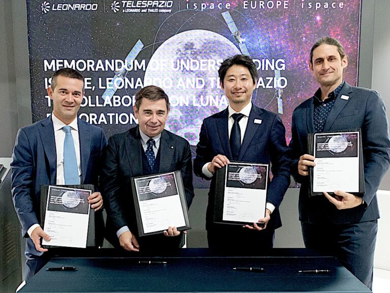 ispace, Leonardo e Telespazio firmano un MoU per collaborare nell’esplorazione lunare