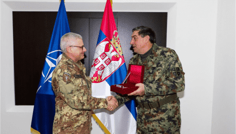 Incontri istituzionali per il COMKFOR (Esercito Italiano)