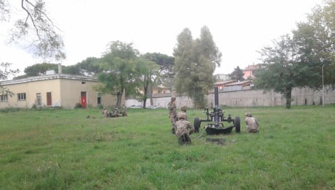 Gli Ufficiali del 193° in addestramento presso le Scuole d’Arma (Esercito Italiano)