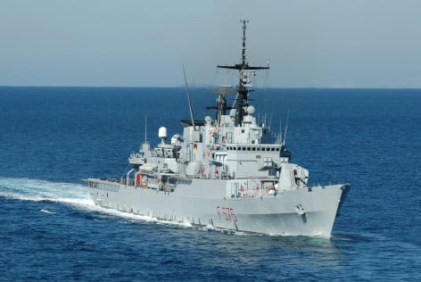 La fregata Euro della  Marina Militare (foto M.M.)