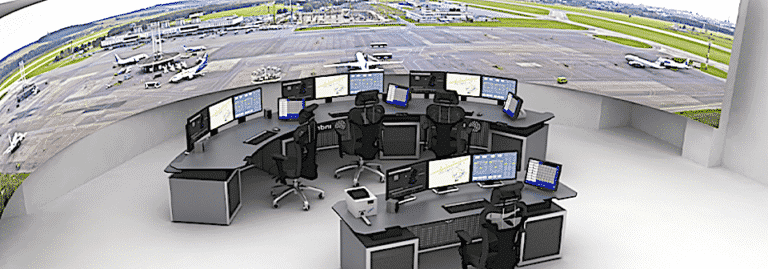 Una torre di controllo da remoto per il controllo del traffico aereo