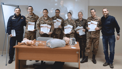 Corso Basic Life Support (Esercito Italiano)