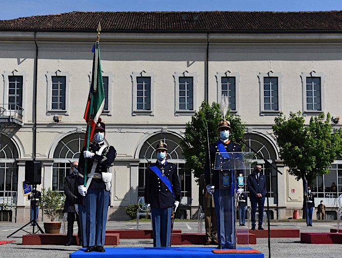 Il giuramento degli allievi della Scuola Militare “Teulié”