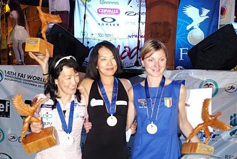 La friulana Nicole Fedele terza ai campionati mondiali di parapendio in Colombia