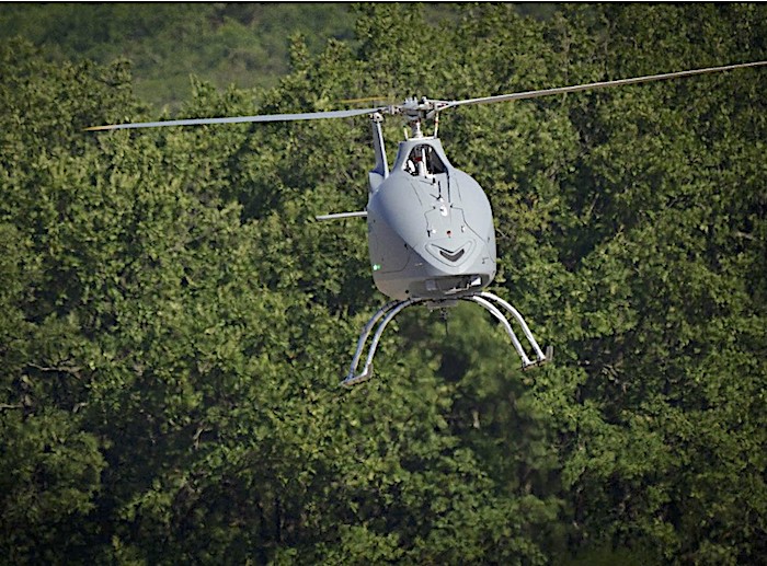 Il prototipo del drone VSR700 effettua il primo volo autonomo libero