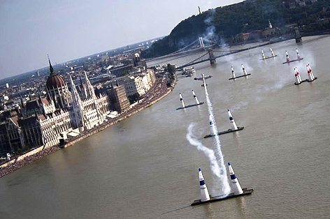 Panoramica della gara precedente a Budapest (foto RedBull)