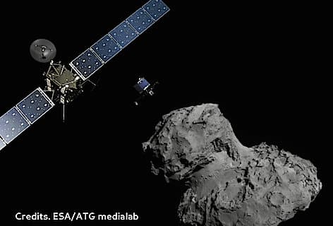 Missione Rosetta: concluso il suo lungo viaggio nello Spazio (Leonardo – Finmeccanica)