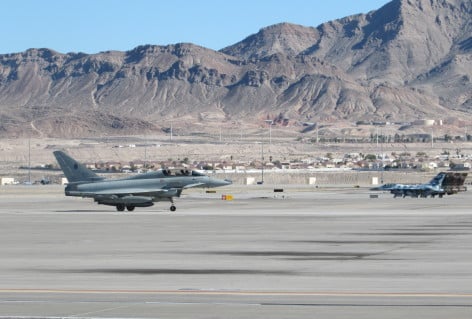 Gli “Eurofighter” italiani atterrano a Nellis (USA) (Il portale dell’Aeronautica Militare)