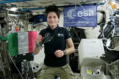 Nuovo collegamento dalla ISS per “AstroSamantha” il 22 gennaio