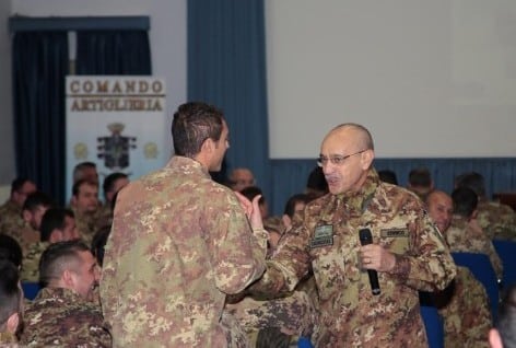 Il Generale Errico a Bracciano (Esercito Italiano)