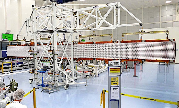 L’antenna radar di Sentinel-1C ha aperto le sue ali per la prima volta