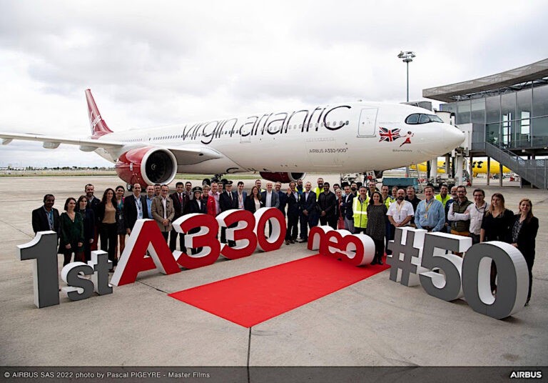 Virgin Atlantic prende in consegna il suo primo A330neo